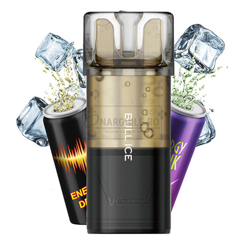 Narghilea - Narghile.ro - Cartus Vozol Switch Pro Bull Ice cu aroma de energizant si gheata racoritoare