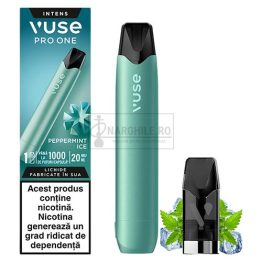 Kit complet vape cu capsule Vuse Pro One 1000 Peppermint Ice 20MG