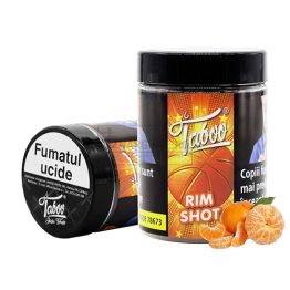 Pachet cu 50g tutun narghilea Taboo Rim Shot cu aroma de mandarina