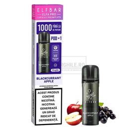Magazin online tigari electronice - Narghile.ro - Cartus Elf Bar ELFA Pro Blackcurrant Apple cu pana la 1000 pufuri