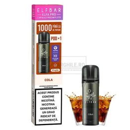 Magazin online tigari electronice - Narghile.ro - Cartus rezerva Elf Bar ELFA Pro Cola in pachet de 1 capsula