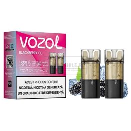 Cartus Vozol de unica folosinta fara nicotina Blackberry Ice