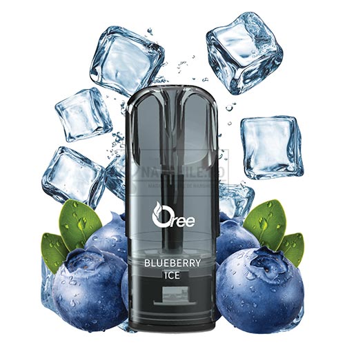 Capsule Oree Galaxy Blueberry Ice 17MG in pachet de 1 capsula cu 1200 pufuri