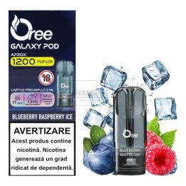 Pachet cu 1 capsula Oree Galaxy Blueberry Raspberry Ice de unica folosinta