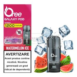 Capsule de unica folosinta Oree Galaxy Watermelon Ice cu pana la 1200 de pufuri