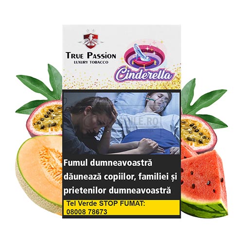 Magazin online narghilele - Narghile.ro - Tutun Narghilea True Passion Cinderella 50g cu un mix delicios de arome