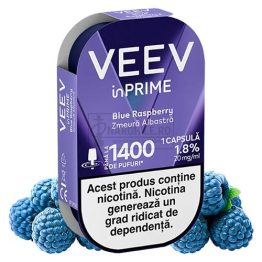 Magazin online narghilele - Narghile.ro - VEEV inPRIME Blue Raspberry in pachet de 1 capsula