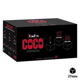 Pachet cu 54 carbuni pentru narghilea Aladin Coco 1 KG